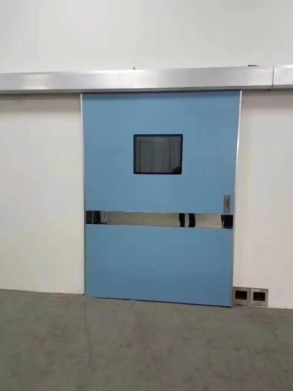 天门手术室防护门安装视频